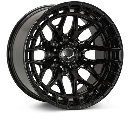 Vossen HFX-1 8-Lug 24x12 ET-44 8x165.1 Ultra Deep Satin Black
