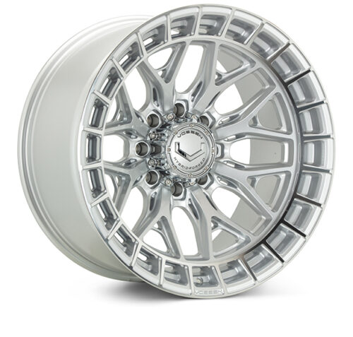 Vossen HFX-1 8-Lug 24x12 ET-44 8x170 Ultra Deep Silver Polished